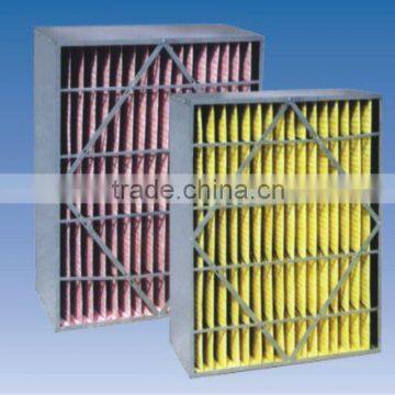 Medium-efficiency box-type air filter for clean room