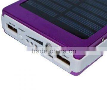 Universal Portable Custom 8000mAh Solar Power Bank