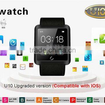 2015 New U Watch U10L Anti-lost Bluetooth Smart Watch Luxury Sports SmartWatch For IPhone 6 5 5S IOS Samsung S5 Note 4 HTC photo-2