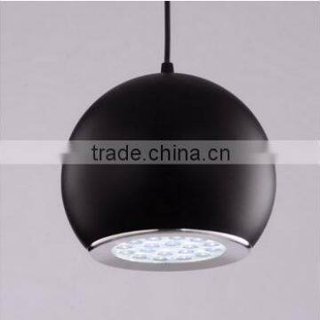 2015 hot sale modern colorful glass hanging led light