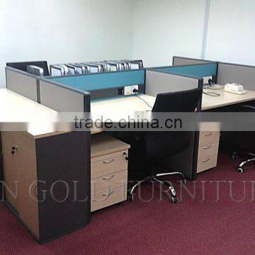 Hot Selling Melamine Modular Furniture Office Workstation Desk (SZ-WS304)