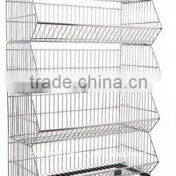 sloped wire basket/stacking wire basket/multilayer wire basket