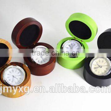 Modern Creative Decentround Wooden Table Clock for Promotion Gift photo-5