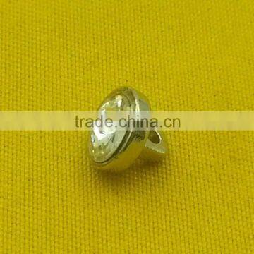 8mm Rhinestone Zinc Alloy Metal Shank --- MJ1002 photo-2