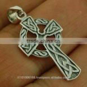 Celtic Cross Silver Pendant, pn116