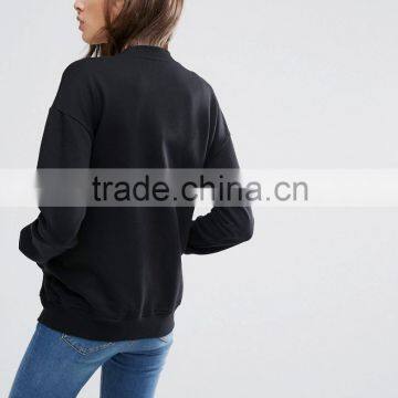 Hot Selling Cheap Black Zip up 280cbc Hoodies Women photo-4
