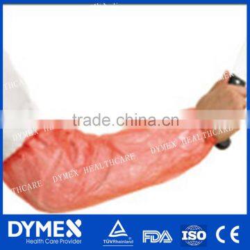 Disposable Orange PE Sleeve Cover