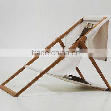 XZ Shape Folding Wooden Nautica Beach Chair photo-4