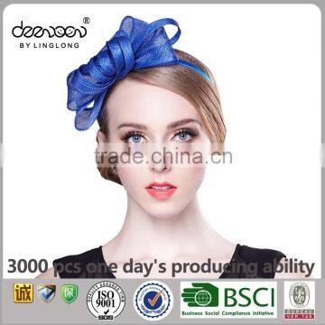 Lady Church Hat Wholesale Sinamay Fasicinator Hats for women