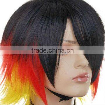 German fan Short Spike Wigs W152