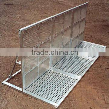 New design aluminum crowd barrier road barrier for traffic control