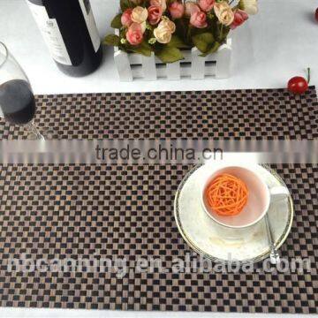 dishwasher safe placemats/cheap placemats/woven pvc placemats for restaurants