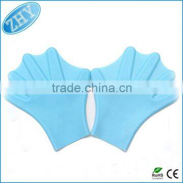 Hot Sales Silicone Soft Swimming Hand Paddles