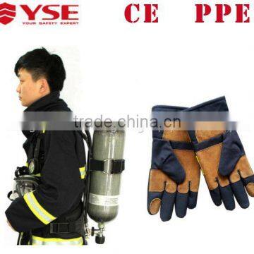 Aramid CE EN659 safety Firefighter gloves