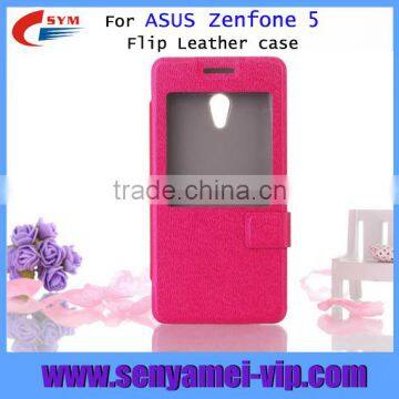 high quality stand flip case cover for ASUS Zenfone 5