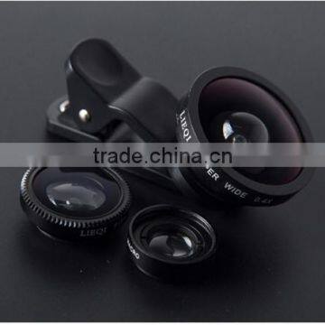 3 in 1 Marco+0.4x Wide-Angle+180 Fisheye Camera Lens For Smart Phones photo-5