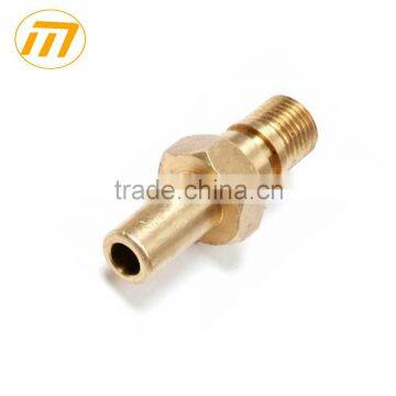 CNC lathe turning mechanical brass parts