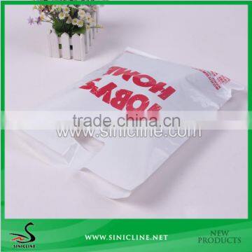 Sinicline custom made plastic bag with glossy finish for garment packing