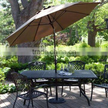 contemporary outdoor umbrellas with waterproof fabric and tilt