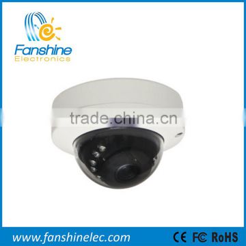 Indoor Use Vandalproof Mini IR Dome IP Camera With 2MP HD Lens