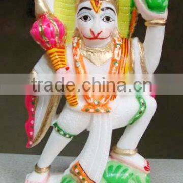 Decorative Marble Hanuman Statue