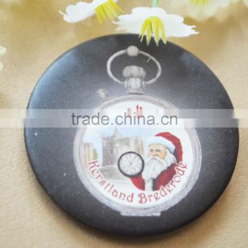 custom tin button inserted plastic pin