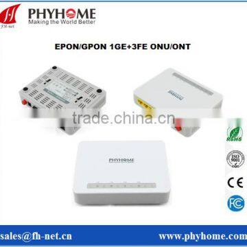 GPON ONU Terminal Modem Apply to FTTB or FTTH with 4 GE ports