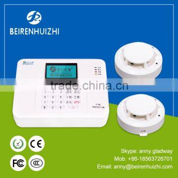 220V 50HZ Addressables GSM smart wireless fire alarm control panel for home using