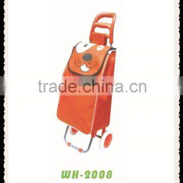 Promotion Portable Foldable Trolly Shopping Bag With 2 Wheels photo-2