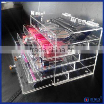 Factory Wholesale Popular Acrylic Cosmetic Cube w/ DIVIDERS