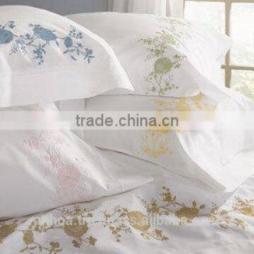 OEM hand embroidery pillow case