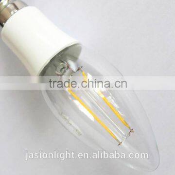 360deg. 3W high lumen filament led candle bulb