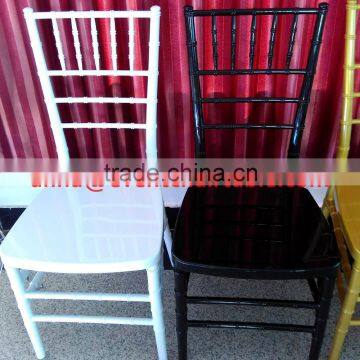 Black PC Chiavari Chair / Black Resin Chiavari Chair / Black Plastic Chiavari Chair