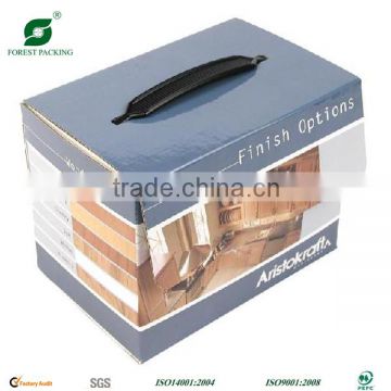 GLOSS FINISH CARTON BOX WITH HANDLE