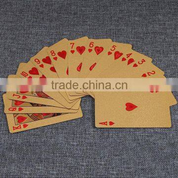 Custom Playing Card Game Plastic Gold Playing Cards Glossy Lamination Poker Cards Plastic Custom ---DH20608 Quality Choice photo-5