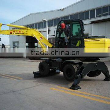 New ZOT 12T 4WD wheel excavator with good after-sale service, for sale