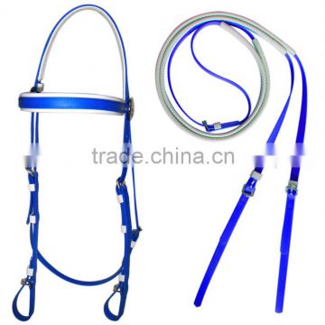 soft PVC webbing horse bridle and halter