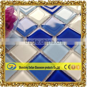 sky color crystal glass mosaic