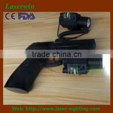 green laser sight for pistols and rifles