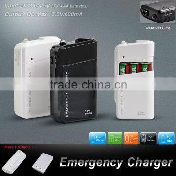 4.5v 3AA Black Color Emergency Mobile Phone Charger for IPhone photo-6