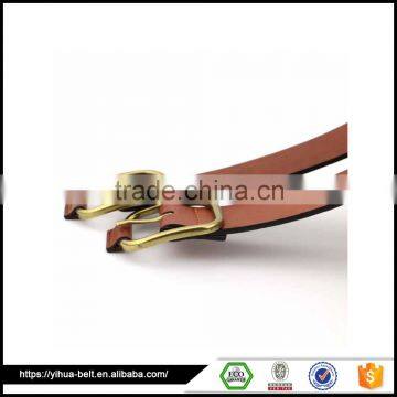 Eco-friendly Material metal buckle hot sale plated pu belt