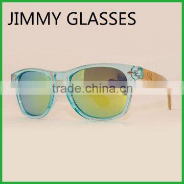 JMP584 Cheap China Wholesale PC Frame Bamboo Temples Sunglasses