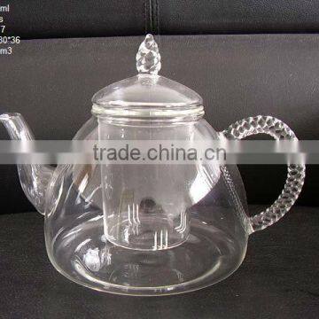 heat resistant pyrex glass teapot