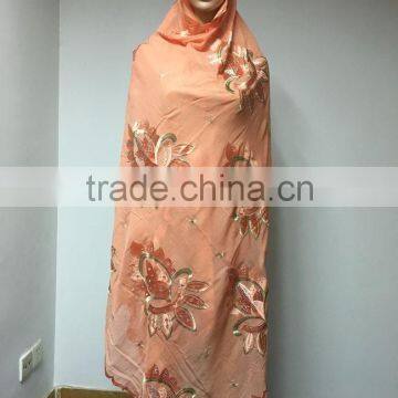 CSF0624 Fashionable Scarf Softextile Muslim Embroidery Scarf for Women photo-4