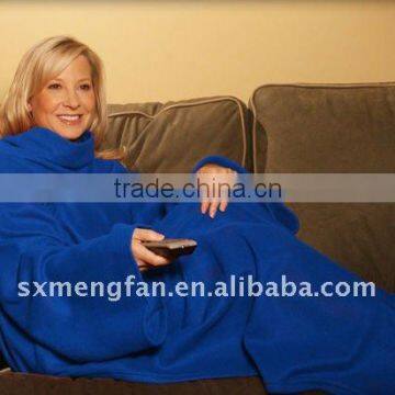 Microfiber Polar Fleece Cozy Sleeve Blanket/TV Snuggie