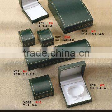 wholesale plastic jewelry boxes with leather cover