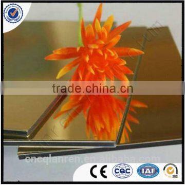 Mirror decorative wall covering aluminium composite panel price