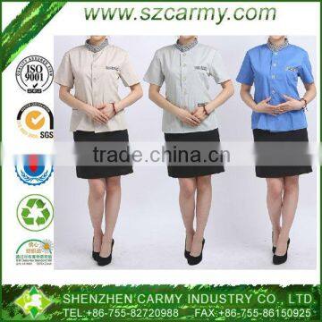 Cleaner's Summer Cleaning Short Sleeve Working PA Attendant Uniform