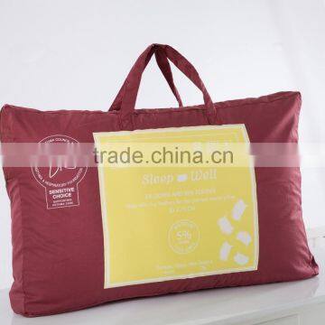 5%White Duck Down Pillow with soft treatment feather Firm Size