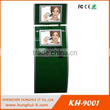 High quality self-service cash payment kiosk with dual screen